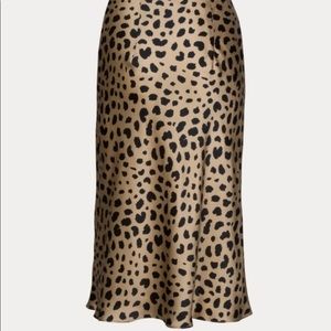 Realisation par Naomi silk slip skirt